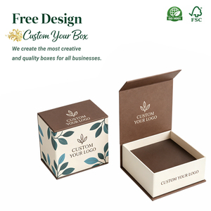 Scatole Personalizzate all'Ingrosso, Set di Scatole Rigide Magnetiche, Piccole Scatole di Carta con Spugna EVA per Cosmetici e Cura della Pelle, per Piccole Imprese - Product Image 1