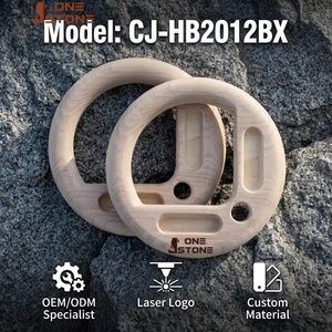ONE STONE Natürliches CNC-Kletterbrett aus Holz mit Turnringen für Fingertraining und Bouldern - Product Image 1