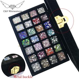 Cy 28 רשת פאר חג המולד בגדלים מעורבים אבנים מסמר אמנות ערכת אבני חן עבור ציפורניים קישוט ציפורניים קישוט - Product Image 3