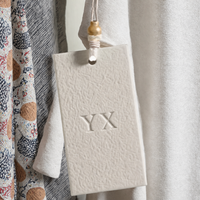 Étiquettes personnalisées de luxe de haute qualité pour vêtements, style BOHO unique, en papier, anti-contrefaçon, avec estampage à chaud doré, découpées, pour logos de vêtements