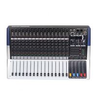 Table de mixage audio numérique professionnelle Demao PHY-16D 16 canaux, amplifiée pour DJ