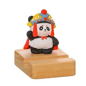 Creative Cartoon Panda Phone <b>Stand</b> Resin <b>Desktop</b> Decoration For Office And Gift - Product Image 5