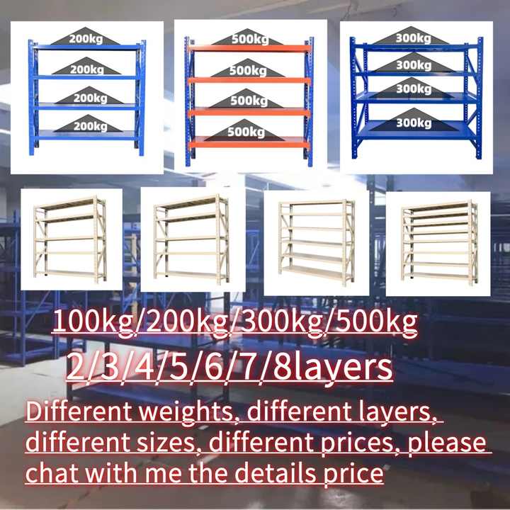 Medium Duty Steel Storage Racks Adjustable Metal Shelving for Garage ...