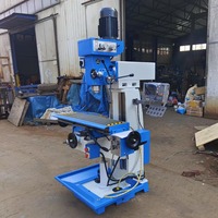 Machine de perçage et de fraisage de précision ZX7550C, table de 400x200 mm, déplacement de l'axe Z de 320 mm, puissance du moteur de 1,5 kW