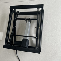 Plateforme de levage à ciseaux de laboratoire personnalisée, en aluminium avec revêtement en poudre, table de levage, support de laboratoire