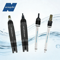 Capteur de pH numérique RS485 avec corps en verre et plastique, électrode de pH Modbus pour l'eau industrielle