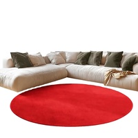 Tapis mural en peluche à poils longs, couleur unie, 100 % polypropylène, doux, ignifuge, antidérapant, pour hall d'entrée, salon, décoration intérieure - Vente chaude