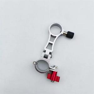 Support universel pliable pour parapluie de pêche en alliage d'aluminium, pour support de canne à pêche, avec boutons rouges et bleus, rotation à 360 degrés - Product Image 5