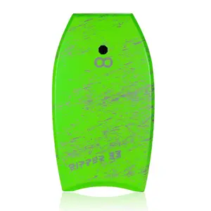 Woowave leichtes Surfbrett mit Leine und Flosse Bodyboard für Erwachsene und Kinder