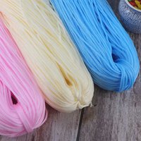 OEM Service 200 G/skein Diameter 3 mm Polypropylene Material Dyed Melange Crochet Bag Cup Cover Doll Hat Cushion Yarn