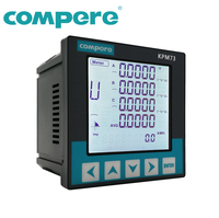 Compteur de panneau compact 96*96mm multifonctionnel pour la puissance et l'énergie, avec capacités de surveillance élevées 4*DI et 4*DO