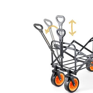 Collapsible Foldable Camping Wagon Gareden Hand <b>Carts</b> <b>Trolley</b> Beach <b>Cart</b> Large Capacity Portable for Sports Shopping - Product Image 2