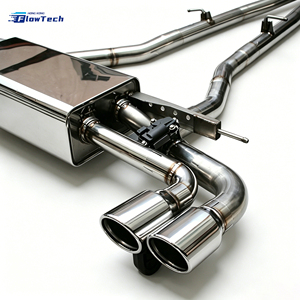 Sistema de Escape Catback Valvetronic de Alto Rendimiento para BMW Serie 5 G30 G38 525 528 530 530i 2.0L 3.0L Acero Inoxidable Pulido - Product Image 5