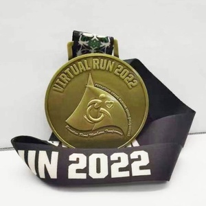 Lo <span class=keywords><strong>smalto</strong></span> morbido <span class=keywords><strong>giallo</strong></span> Premium aumenta i medaglioni del premio sportivo della maratona nazionale - Product Image 4