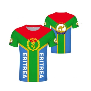 NUOXIN Supply Custom 3D Print Eritrea <span class=keywords><strong>Flag</strong></span> Shirts Mesh Quick Dry <span class=keywords><strong>T</strong></span>-<span class=keywords><strong>Shirt</strong></span> in poliestere <span class=keywords><strong>T</strong></span>-<span class=keywords><strong>Shirt</strong></span> Unisex per eventi di promozione all'aperto - Product Image 3