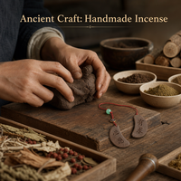 Pendentif d'encens au Borneol fait main, amulette spirituelle naturelle à base de plantes pour la réalisation des vœux, à suspendre au sac ou en voiture, cadeau, OEM, marque privée