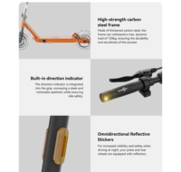 Patinete Eléctrico Kingsong para Adultos, Motor sin Escobillas de 250 W, Patinete Inteligente con APP, Antideslizante, Plegable, Impermeable, de 10 Pulgadas