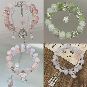 चीनी शैली की तितली प्राकृतिक पत्थर की एक ही शैली की महिलाओं की छाप हल्की लक्जरी आला उच्च अंत स्वभाव - Product Image 2