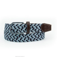 Ceinture élastique pour femmes et hommes avec boucle à ardillon, ceinture en jean tressée écologique et durable, sans trous, avec logo personnalisé