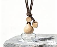 Bouteilles de diffuseur de parfum de voiture suspendues vides de 11 ml, flacons en verre pour huiles essentielles, aromathérapie, pendentif parfumé