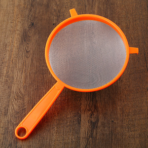 <b>Plastic</b> Edged Aluminum <b>Mesh</b> Strainer Set Round Hole Liquid Filter For Oil Soy Milk Baking Tools Complete Sizes - Product Image 3