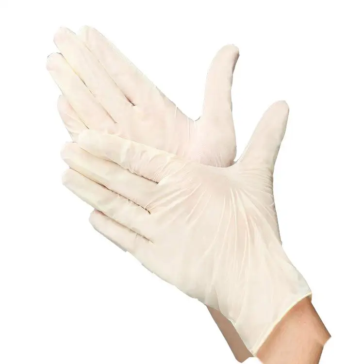 Luvas De Látex Em Pó Livre Medical Guantes de Látex Luvas Médicas De Látex Descartável M 4.5g para Hospital Atacado