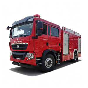 Camion de pompiers Howo 8000L à mousse et eau, capacité équilibrée de 8 m³, véhicule de lutte contre l'incendie pour les interventions d'urgence urbaines et rurales - Product Image 1