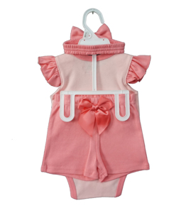 Vente chaude bébé produits 2023 vêtements d'été bébé cadeaux à manches courtes bébé barboteuses accessoires 3 en un - Product Image 2