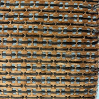 Tissu d'ameublement en chenille jacquard double face en polyester épais, en stock, faible MOQ, pour canapé