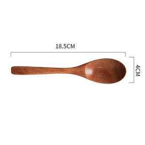 Articoli per la tavola di Legno Cucchiaio di Bambù Cucina Utensile Da Cucina Strumento Zuppa Cucchiaino Ristorazione Manico Lungo Cucchiai di Legno Per I Bambini - Product Image 3