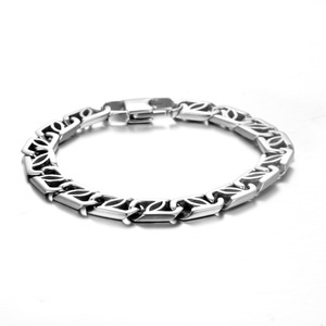Pulsera de acero de titanio con cadena geométrica, joyería para hombre, estilo Hip Hop, regalo CE072CE092 - Product Image 1