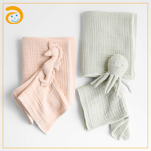 Manta de Seguridad <span class=keywords><strong>para</strong></span> Bebés, Súper Suave, con Forma de Caballito de Mar, <span class=keywords><strong>Pulpo</strong></span> y Otras Criaturas Marinas, Juguete <span class=keywords><strong>para</strong></span> Dormir <span class=keywords><strong>para</strong></span> Recién Nacidos - Product Image 1