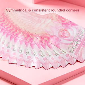 Cartes <span class=keywords><strong>Oracle</strong></span> personnalisées avec bords dorés, impression rose, jeu de tarot spirituel avec guide et coffret cadeau rigide de luxe avec couvercle et base - Product Image 3