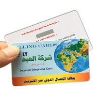 Carte PVC personnalisée imprimée, à gratter, prépayée, pour recharge de crédit téléphonique