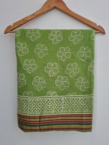 ผ้าซิ่น ผ้าปาเรโอ และผ้าพันคอ ทำจากไม้พิมพ์ลายด้วยมือแท้ ผ้าฝ้ายน้ำหนักเบา ชุดชายหาดสำหรับผู้หญิง ดีไซน์หรูหรา - Product Image 3