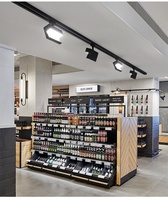 Projecteur LED sur rail CRI≥98 avec obturateur réglable pour exposition, hall d'exposition, affichage d'œuvres d'art, magasin de détail, lampe d'accentuation commerciale