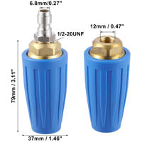 Kit de lavage de voiture haute pression 5000 PSI avec connecteur rapide 1/4'' et buse turbo rotative – Nouveaux outils de nettoyage