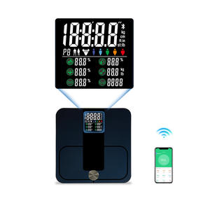 Balance de pesée intelligente pour salle de sport, analyseur de composition corporelle, fonction IMC, application pour la mesure du poids corporel, mesures en gros - Product Image 2