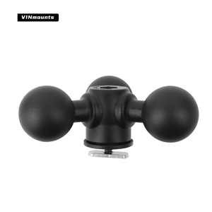 VINmounts Triple 1.5" C-Ball Adapter Aluminum Alloy+Rubber Black Heavy-Duty Adjustable Mounting System - Product Image 3