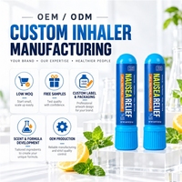 Oreiller ergonomique, masque en silicone anti-fuite, CPAP, apnée du sommeil, soins à domicile, inhalateur nasal rafraîchissant à l'essence naturelle