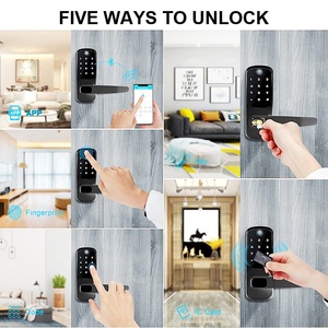 Smart Home America Wooden Adjustable <strong>Knob</strong> Latch <strong>Door</strong> Locks Keyless Smart Ttlock Mortise Metal <strong>Door</strong> Latch Lock - Product Image 4