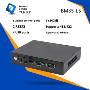 New BM35-L5 Linux eMMC Mini Máy chủ máy tính công nghiệp với dual cổng nối tiếp 5 cổng mạng RK3399/3568 Quad Core DDR4 - Product Image 2
