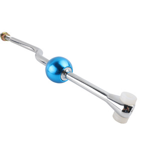 Palanca de cambios corta de aluminio Auso-Racing M10X1.25 azul para Peugeot 206 99-00 - Product Image 4
