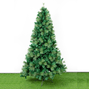 Pvc mixto verde y aguja de pino verde árbol de Navidad altura personalizada árbol Artificial Pvc respetuoso con el medio ambiente Rohs - Product Image 1