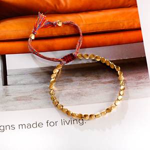 2020 New Boho Ethnic Irregular Gold Perlen Armband Männer Tribe Gypsy verstellbares Armband Femme Handmade Jewelry Tibetan Bracelet - Product Image 5