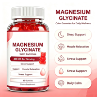 Vente d'usine : Gommes de glycinate de magnésium anhydre complexe, supplément de glycine pour la santé, améliore la mémoire et le sommeil chez les adultes