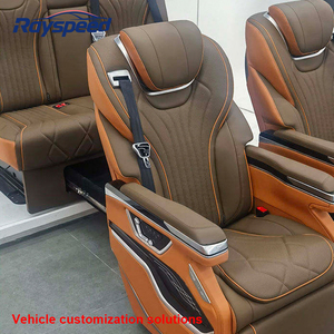 Asiento Aero de Cuero y Tela de Lujo para Mercedes Vito con Ángulo Ajustable, Diseño Impermeable, Marca RS, Color Personalizado - Product Image 5