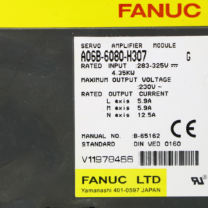 รับประกัน 12 เดือนฟานุค A06B-6080-H307 โมดูลมือสองทดสอบแล้วโอเค A06B6080H307 จัดส่งรวดเร็วผ่าน DHL - Product Image 2