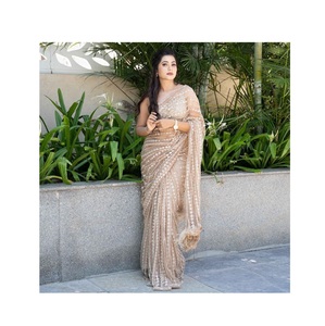Directe Fabrieksleverij Ontwerper Kanjivaram Zijden <span class=keywords><strong>Saree</strong></span> Voor Dames Feestkleding Verkrijgbaar Tegen Een Betaalbare Prijs - Product Image 1