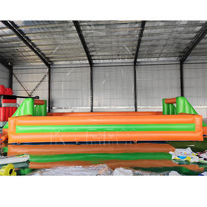Thú vị trò chơi thể thao Nhà Máy bán hàng trực tiếp Inflatable bóng đá sân chơi bóng đá lĩnh vực & Xà phòng sân vui vẻ Inflatable lâu đài - Product Image 6